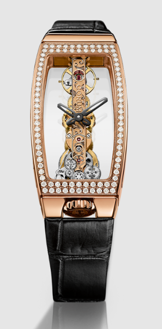 Review Copy Corum Golden Bridge Miss Watch B113.00824
